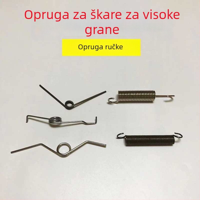 Škarice za podrezivanje visokih grana sa oprugom — škarice za voćke, V‑oblik pojačane opruge, ergonomska ručka