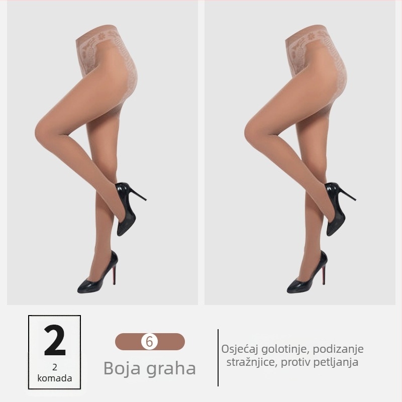 Baršunaste tajice s anti-piling efektom, bikini kroj, plus veličina, dužina gležnja, najlon