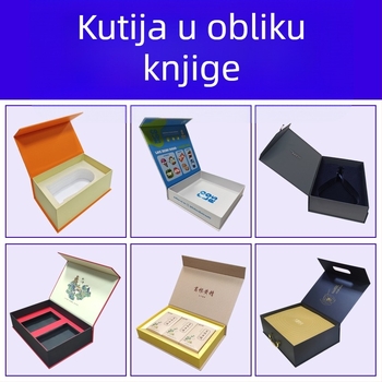 Premium kutija za poklon mooncakea i čaja s poklopom Nebesa i Zemlja