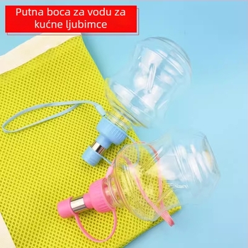 Prijenosna posuda za vodu za kućne ljubimce s mlaznicom za mačke i pse, za outdoor putovanja, s kukom