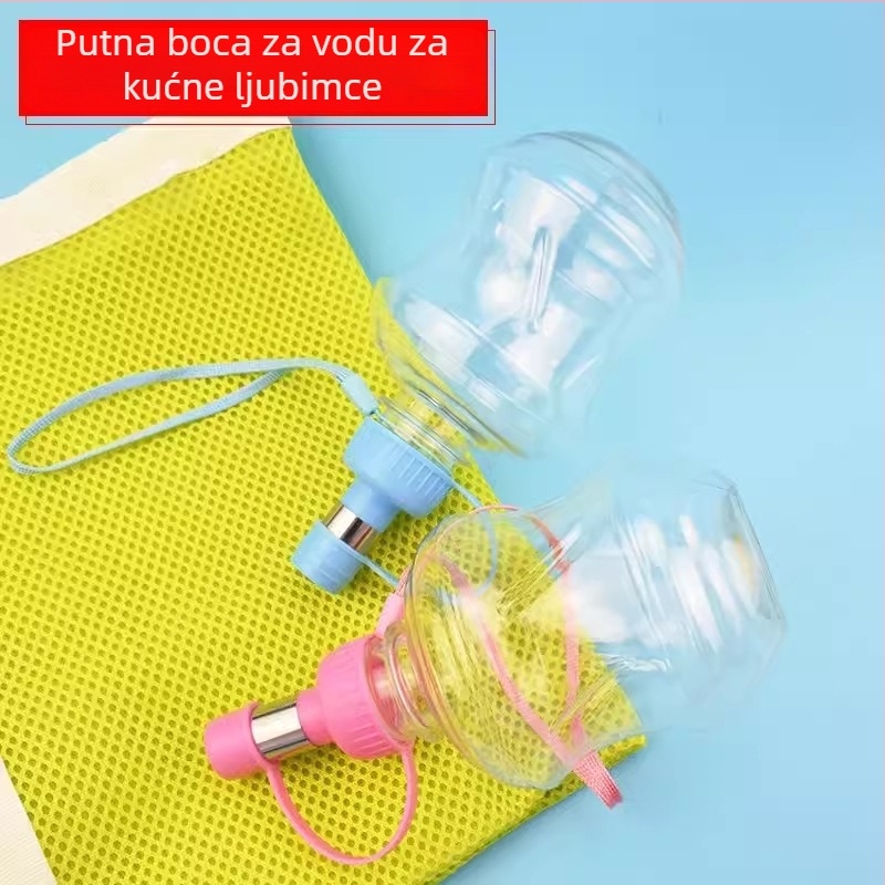 Prijenosna posuda za vodu za kućne ljubimce s mlaznicom za mačke i pse, za outdoor putovanja, s kukom