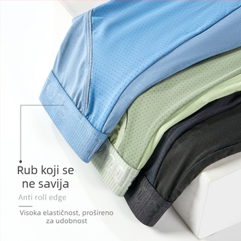 Muške bokserice od modal materijala s dugim nogama, protiv trenja, brzo se suše, antibakterijske