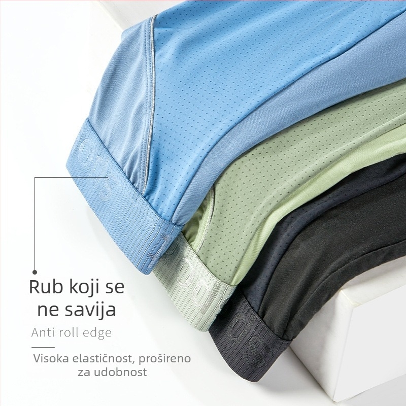 Muške bokserice od modal materijala s dugim nogama, protiv trenja, brzo se suše, antibakterijske