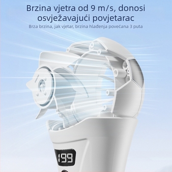 2026 Mini ručni ventilator za Svjetsko prvenstvo u nogometu, hlađenje poluvodičem visoke brzine, prijenosno