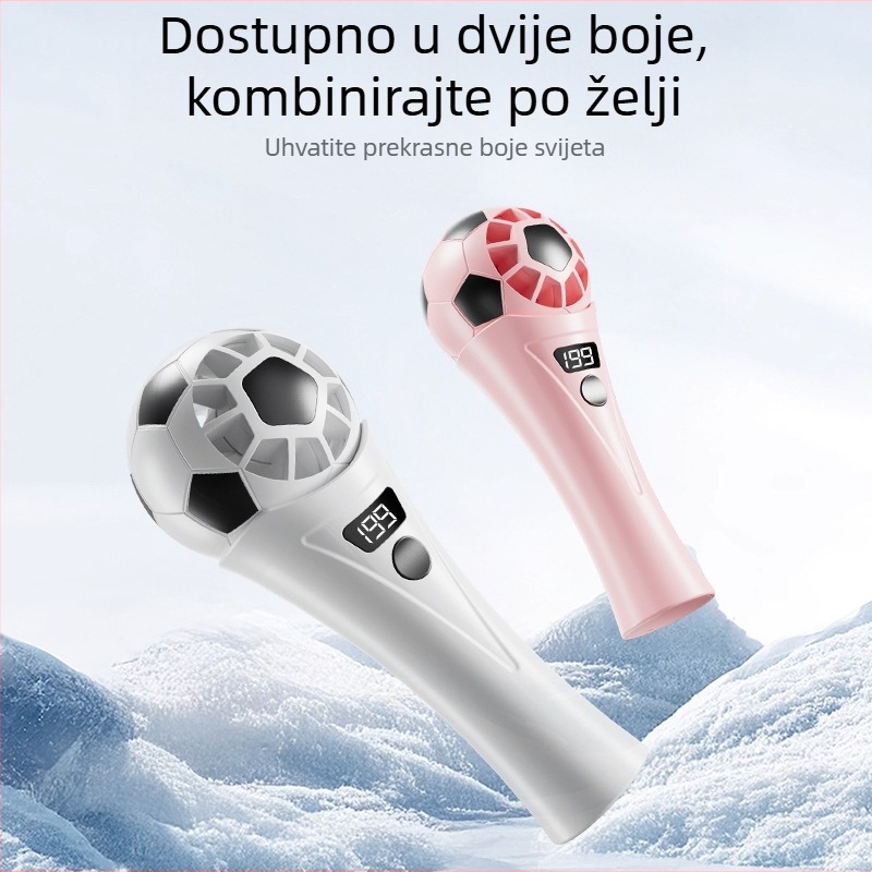 2026 Mini ručni ventilator za Svjetsko prvenstvo u nogometu, hlađenje poluvodičem visoke brzine, prijenosno