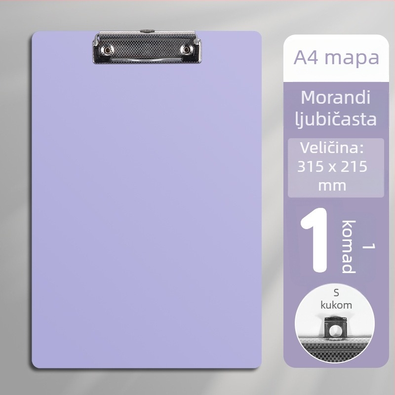 A4 mapa od pjene Macaron Morandi boja, uredski materijal, mapa za ispite, višenamjenski