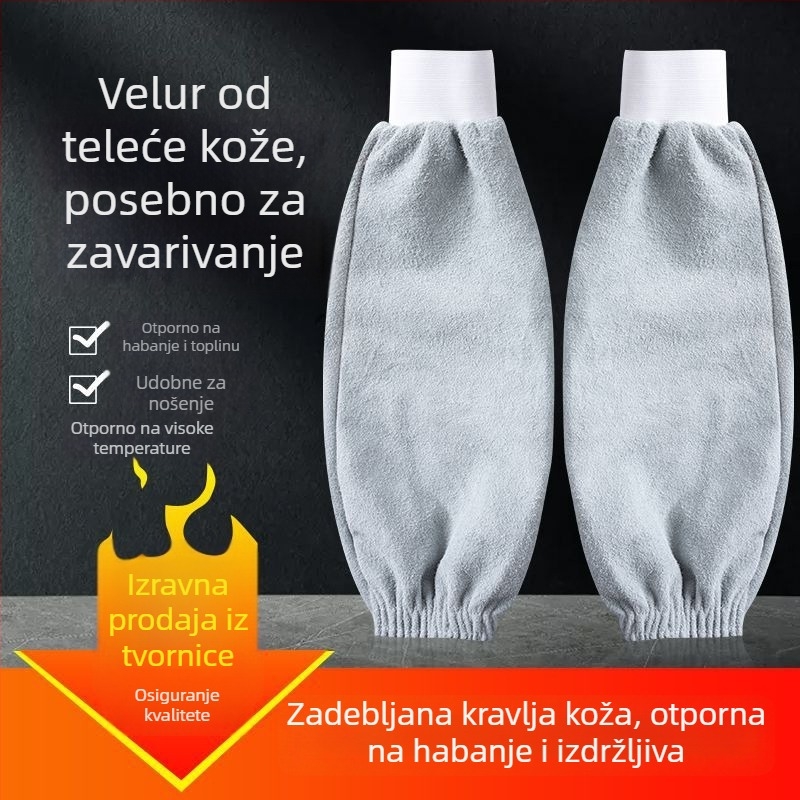 Kožni rukavi za zavarivanje — udobni, otporni na prskanje, otporni na visoke temperature, otporni na zaprljavanje