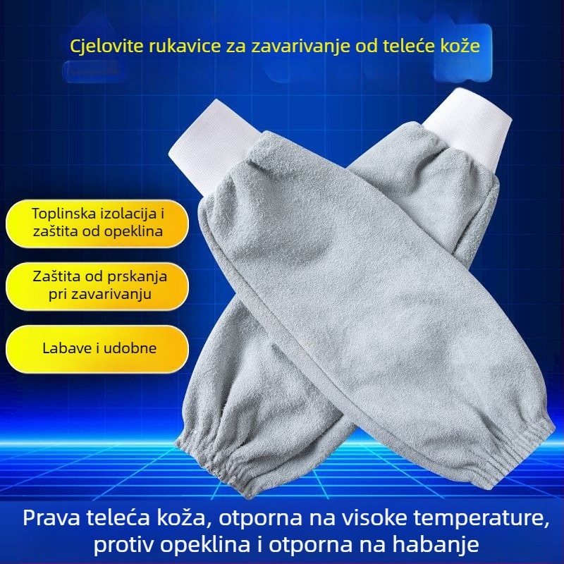 Kožni rukavi za zavarivanje — udobni, otporni na prskanje, otporni na visoke temperature, otporni na zaprljavanje
