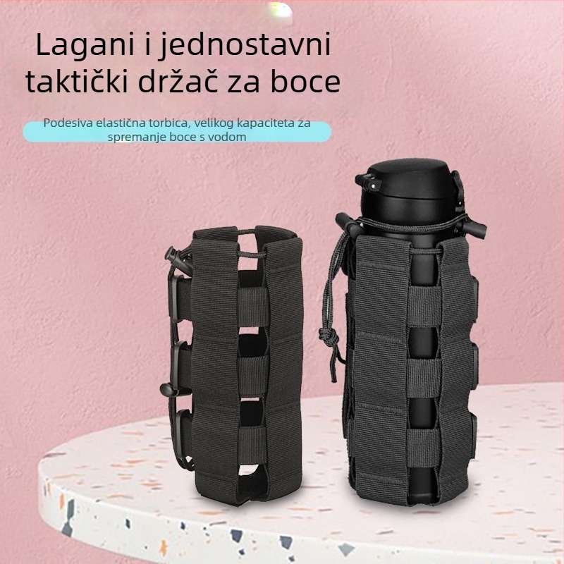 Vanjska taktička futrola za bocu vode s izoliranim slojem i podesivim kaišem za vješanje za planinarenje