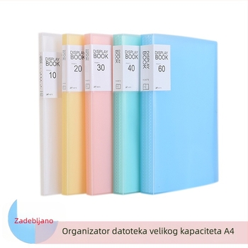 A3 mapa za note i A4 prozirna datoteka, 60 stranica