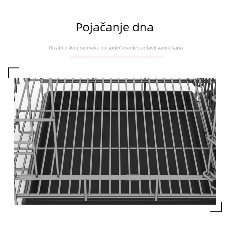Kavez za golubove i zečeve, uzgojni kavez, kućni prijenosni galvanizirani dvokatni kavez za ptice, kavez za parenje