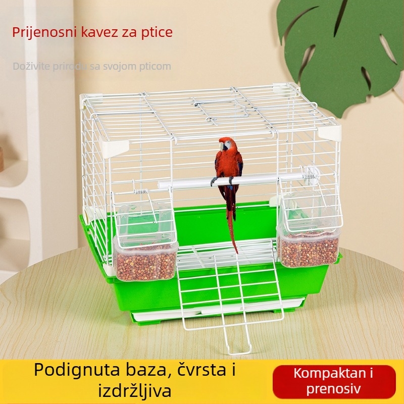 Prijenosni kavez za ptice za papagaje i male ptice – kućna upotreba