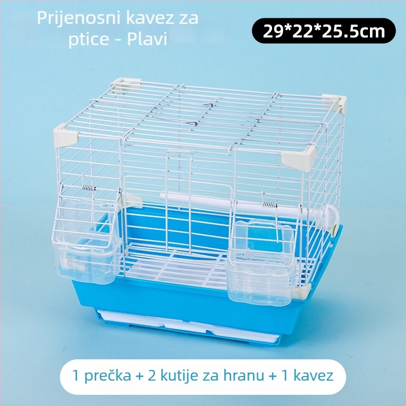 Prijenosni kavez za ptice za papagaje i male ptice – kućna upotreba