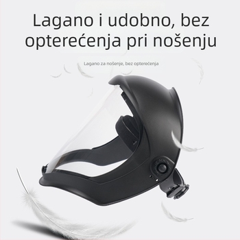 Prozirni cijelolni zaštitni štit za lice s anti-fog zaštitom, zaštita od prašine za brušenje i rezanje te prskanje pesticida