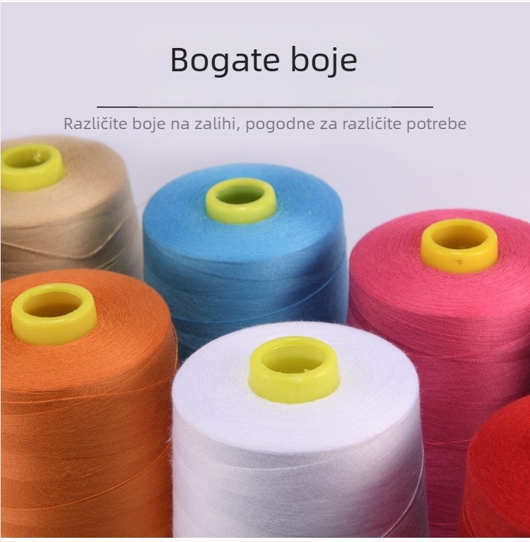 Poliesterska šivaća nit, 1 kg, veliki rol 402, Pagoda nit za odjeću, čvrsta i kontinuirana