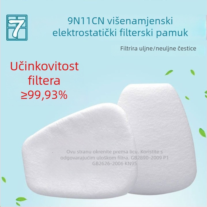 One Care gas maske kutija za filtre i pribor: 6201 kutija za filter, 6200 kutija za filter, 9N11 pamučna podloga, filter listovi, 920P sprej boja