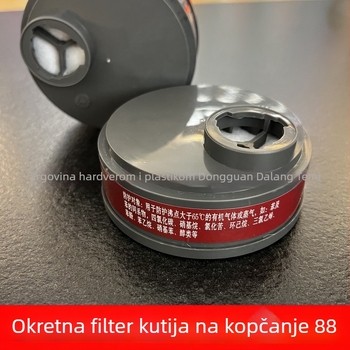 Snap-On okrugla kutija za filtar maske, dodaci, aktivni ugljen, za bojanje i kemijsku industriju