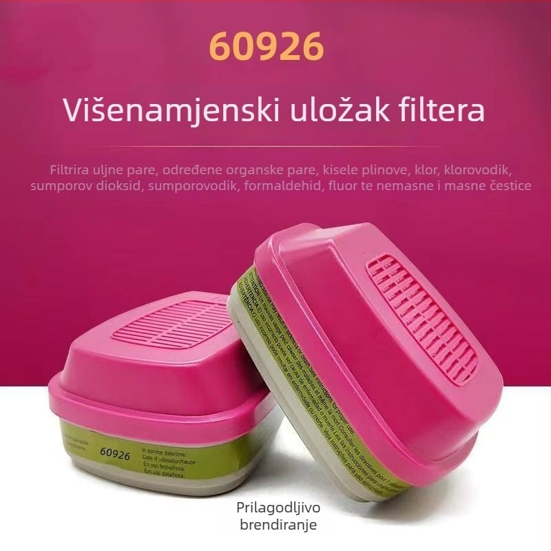 60923/60926 Filtr s aktivnim ugljem za masku – zaštita od toksičnih plinova i mirisa