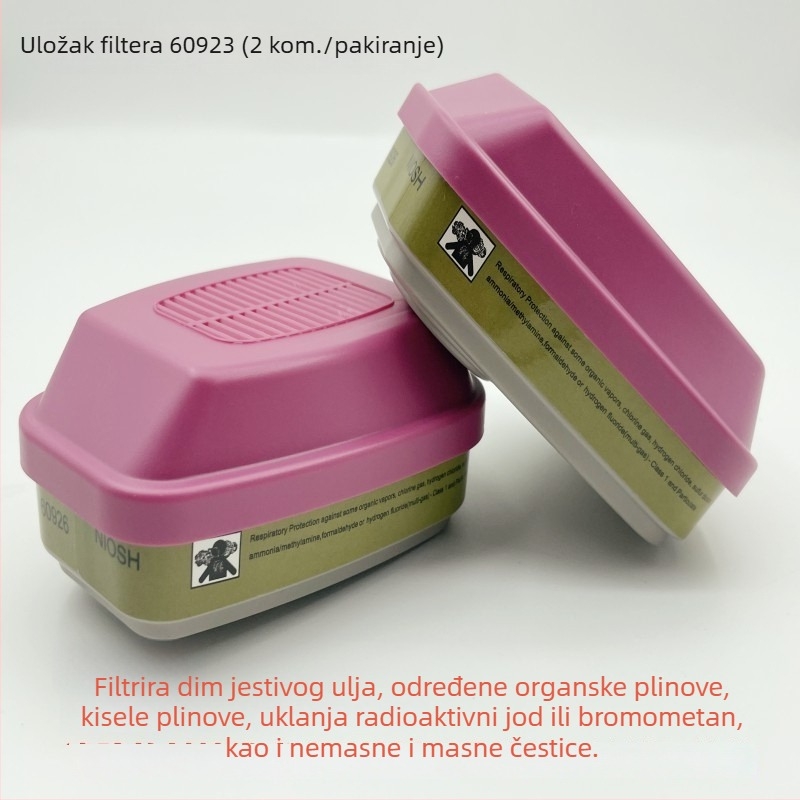 60923/60926 Filtr s aktivnim ugljem za masku – zaštita od toksičnih plinova i mirisa