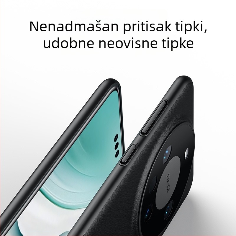 PU kožna torbica za Huawei Mate70 Pro, potpuno prekrivanje, modularni dizajn, poslovni stil, otpornost na pad, Pura70 tvrdi kućište