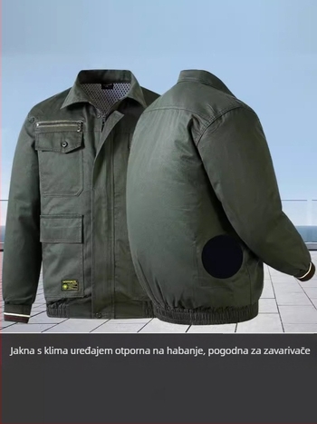 Novi poboljšani top s bočnim otvorima protiv opeklina, za hlađenje, ljetna radna odjeća za muškarce, tanak kroj