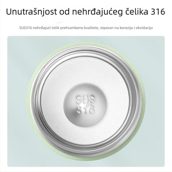 Mini termos od 304 nehrđajućeg čelika, prijenosna čaša za vodu za studente