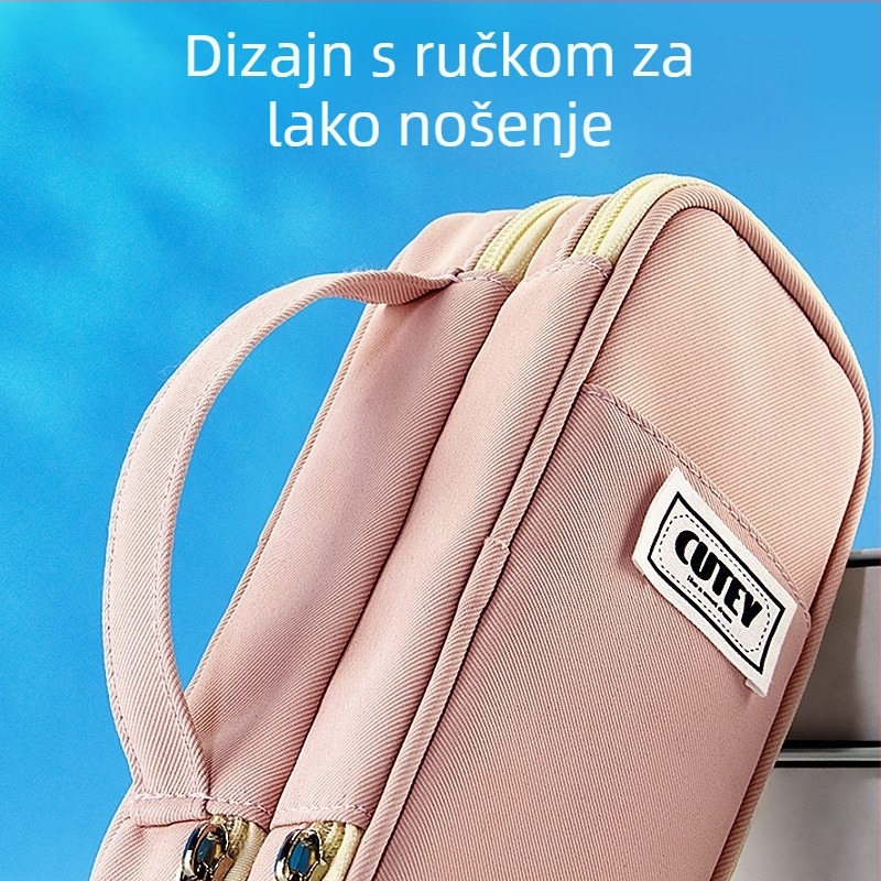 Penal velikog kapaciteta za učenike, unisex, minimalistički Ins stil, prijenosna kutija za olovke