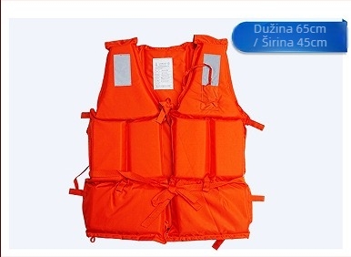 Životni prsluk za plovila, odrasla osoba, velika veličina, državna norma, visoka plovnost, za rafting i spašavanje