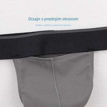 Najlonske muške tangice s niskim strukom, seksi i odvažan stil.