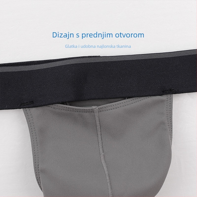 Najlonske muške tangice s niskim strukom, seksi i odvažan stil.