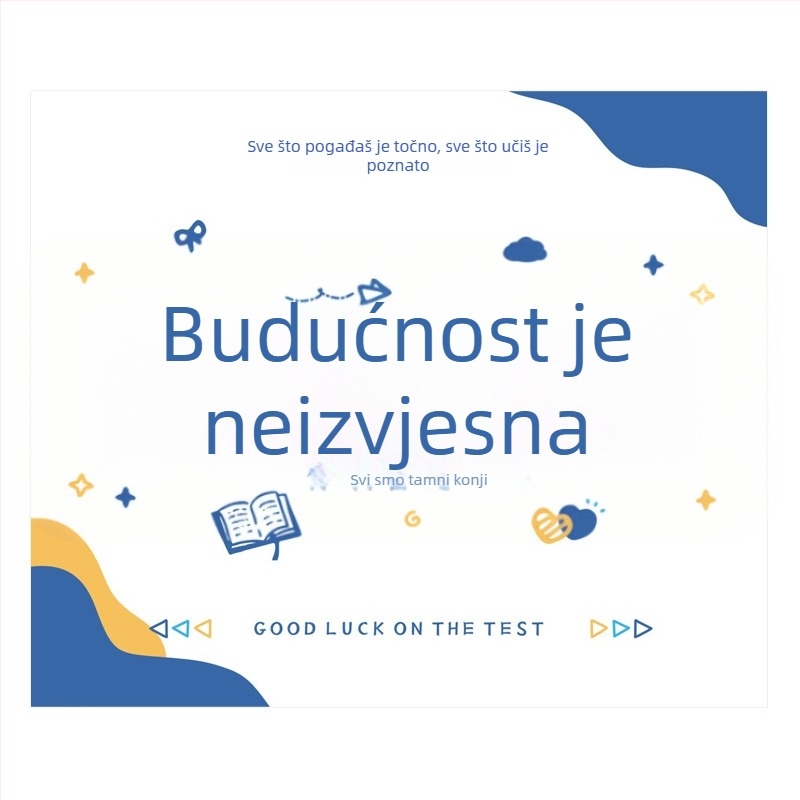 Čestitka za razdoblje mature uz umetak buketa i ručno napisane želje