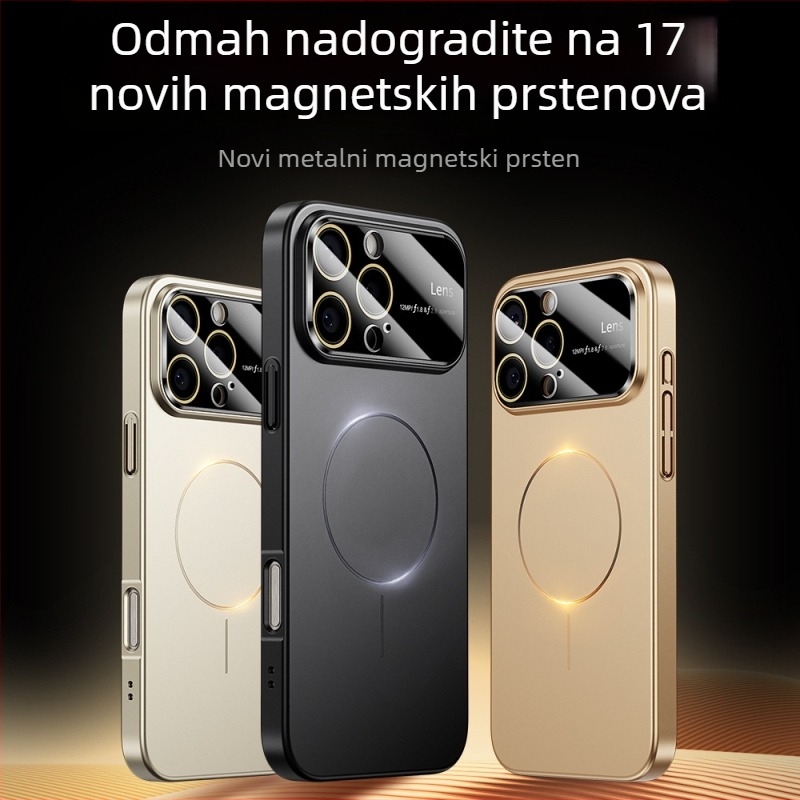 iPhone 17 Pro magnetni mat kućište s velikim prozorom, otpornost na padove