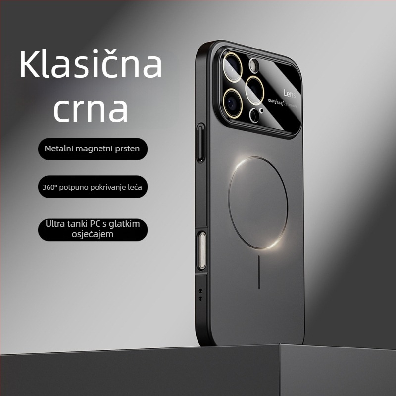 iPhone 17 Pro magnetni mat kućište s velikim prozorom, otpornost na padove