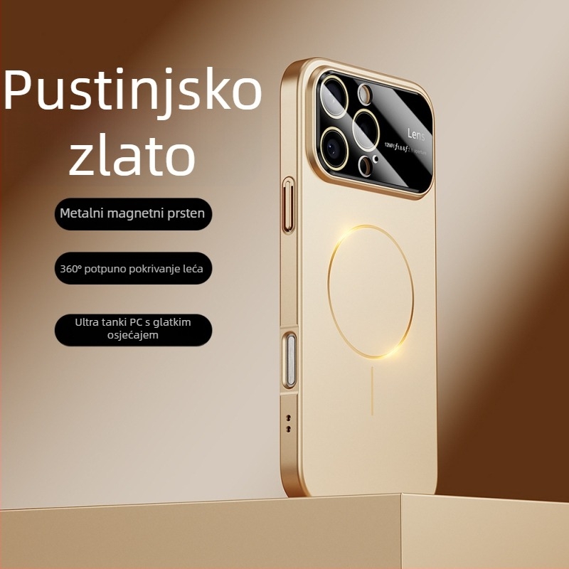 iPhone 17 Pro magnetni mat kućište s velikim prozorom, otpornost na padove