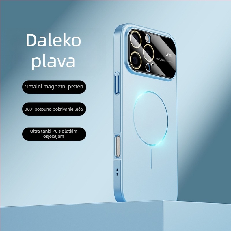 iPhone 17 Pro magnetni mat kućište s velikim prozorom, otpornost na padove