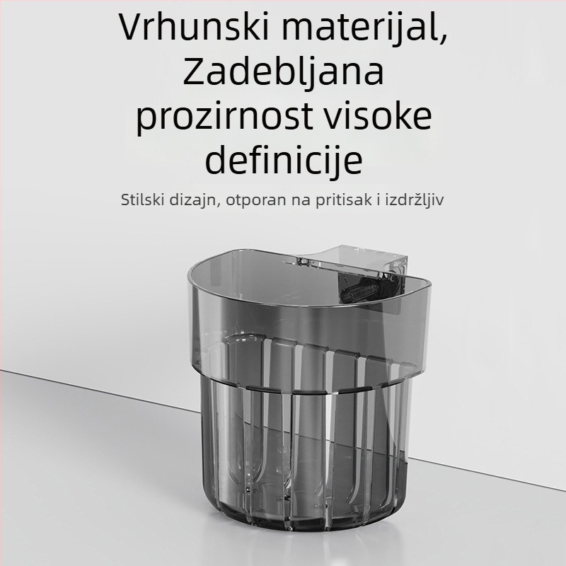 Akrilni hidroponski koš za akvarij, zidna dekoracija s vodnim biljem