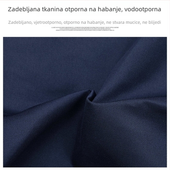 Muška zimska pamučna jakna s flis podstavom, debelo topla radna odjeća za električare, otporna na prljavštinu