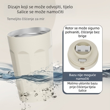 Električna prijenosna šejker šalica s automatskim miješanjem, za kavu i proteinske napitke (mini kućna šalica)