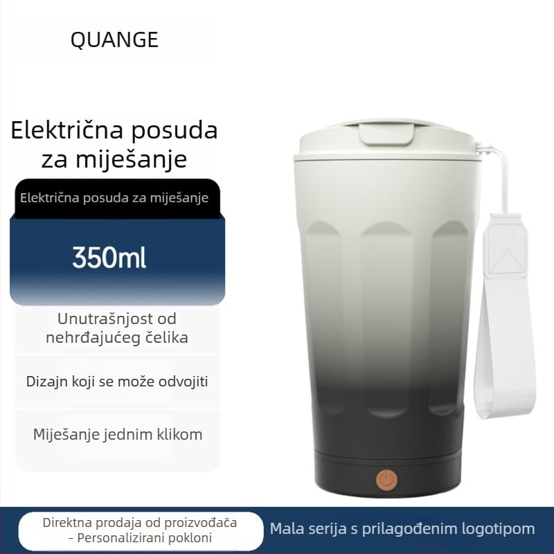 Električna prijenosna šejker šalica s automatskim miješanjem, za kavu i proteinske napitke (mini kućna šalica)