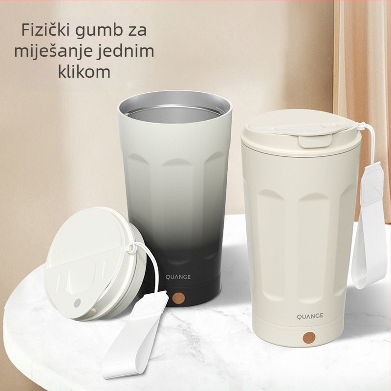 Električna prijenosna šejker šalica s automatskim miješanjem, za kavu i proteinske napitke (mini kućna šalica)