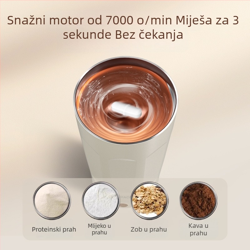 Električna prijenosna šejker šalica s automatskim miješanjem, za kavu i proteinske napitke (mini kućna šalica)