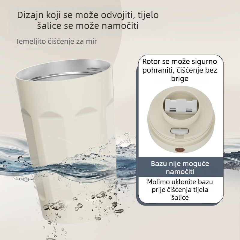 Električna prijenosna šejker šalica s automatskim miješanjem, za kavu i proteinske napitke (mini kućna šalica)