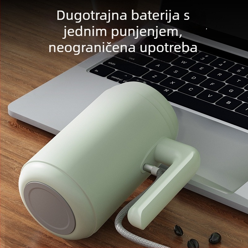 Šejker šašod od nehrđajućeg čelika 316 s digitalnim zaslonom, dvostruko stijenke izolacije, prijenosna za čaj i kavu