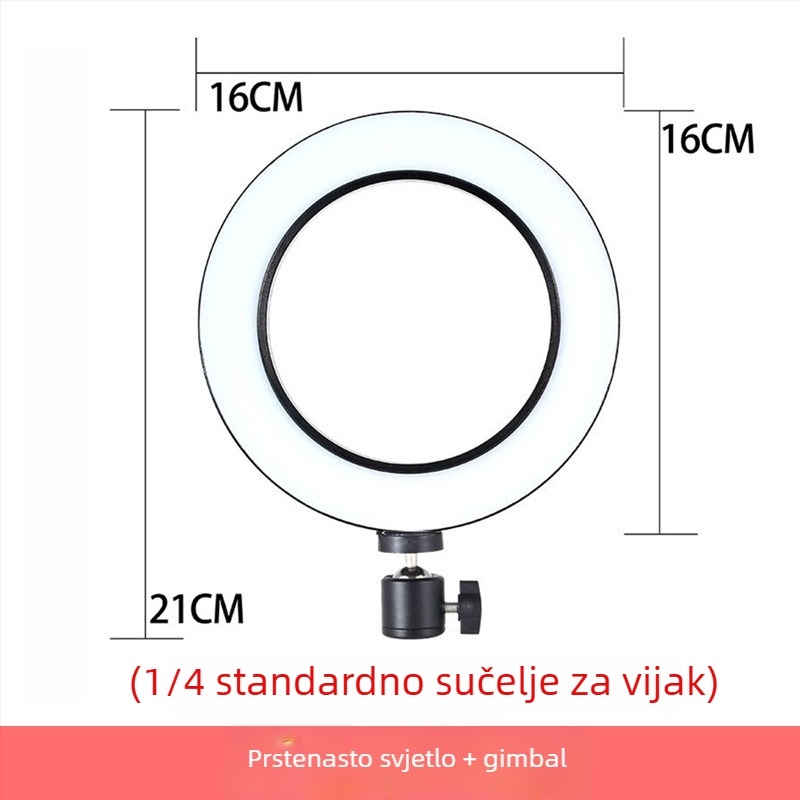 Stolni držač za telefon za live streaming s trodjelnim i dvopoložajnim držačem, prijenosni višenamjenski stativ