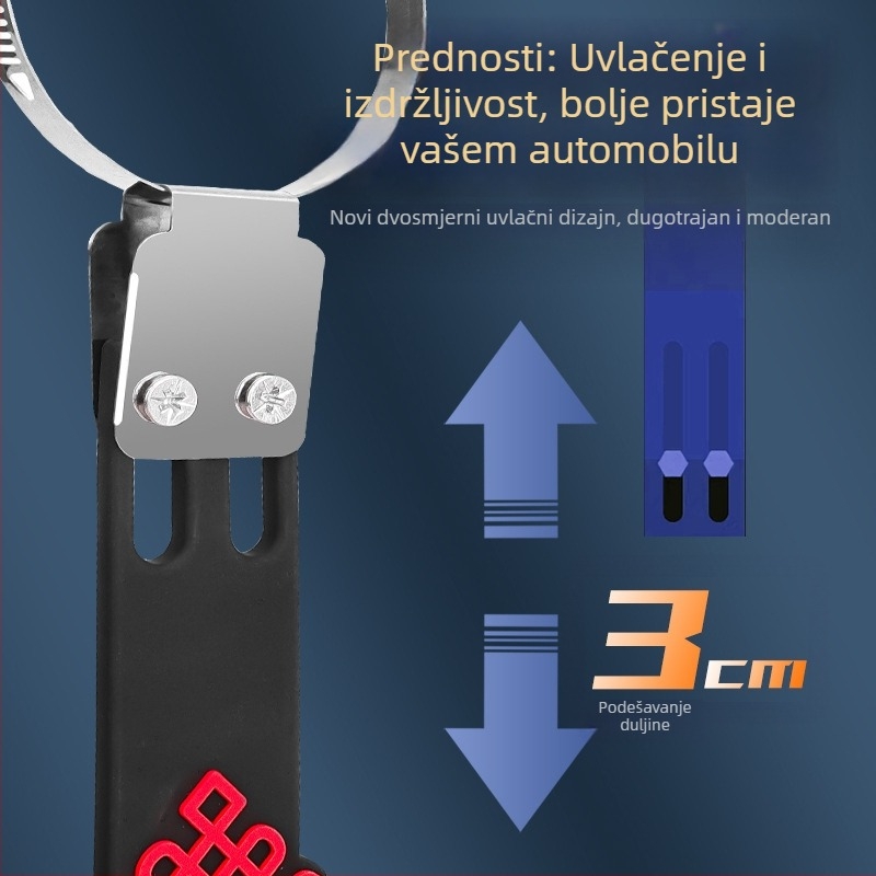 Automobilski antistatički uzemljivački pojas, uređaj za isticanje statičkog naboja, uzemljiva traka, antistatička užad za ispušnu cijev, pribor