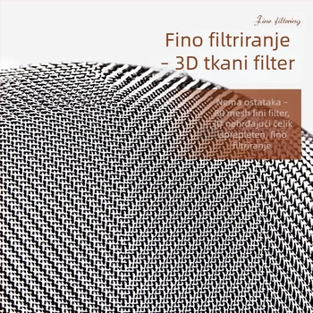 Francuska presa za kavu s dizajnom čajnika, ručni filtr i višenamjenski naparivač mlijeka
