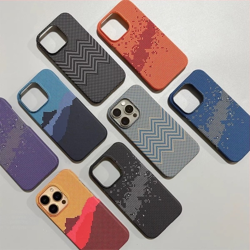 Torbica s Kevlar teksturom za iPhone 17, mat finiš, magnetska zaštita od padova