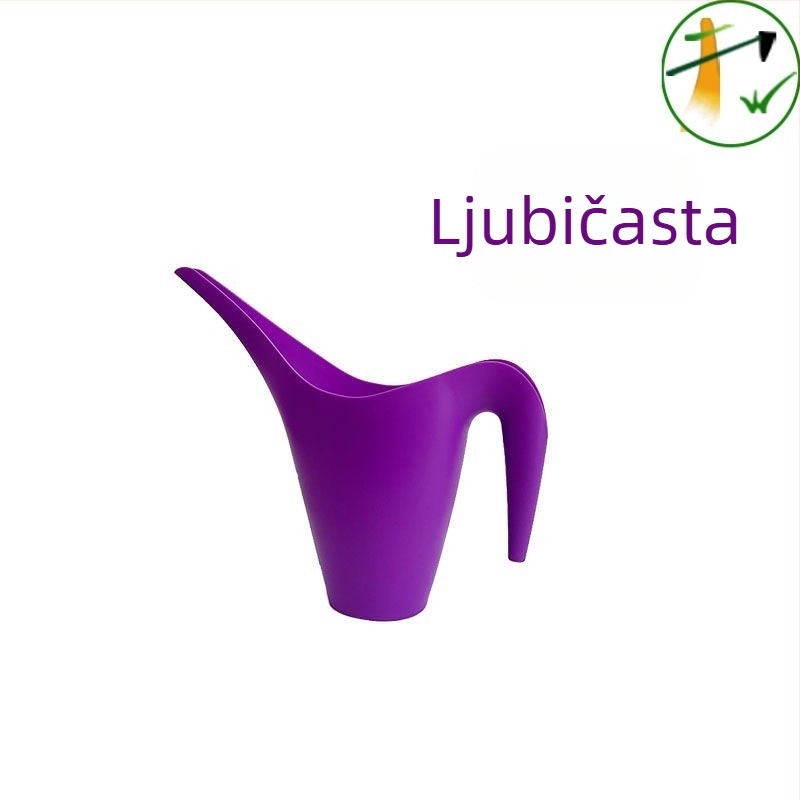 Zalijevka za zalijevanje s dugim izljevom, plastična, višebojna, 1L/1.8L