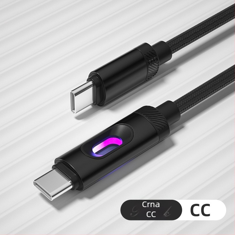 Dk USB-C i Micro-USB kabel za brzo punjenje, silikonski, duljina 1–2 m, crna