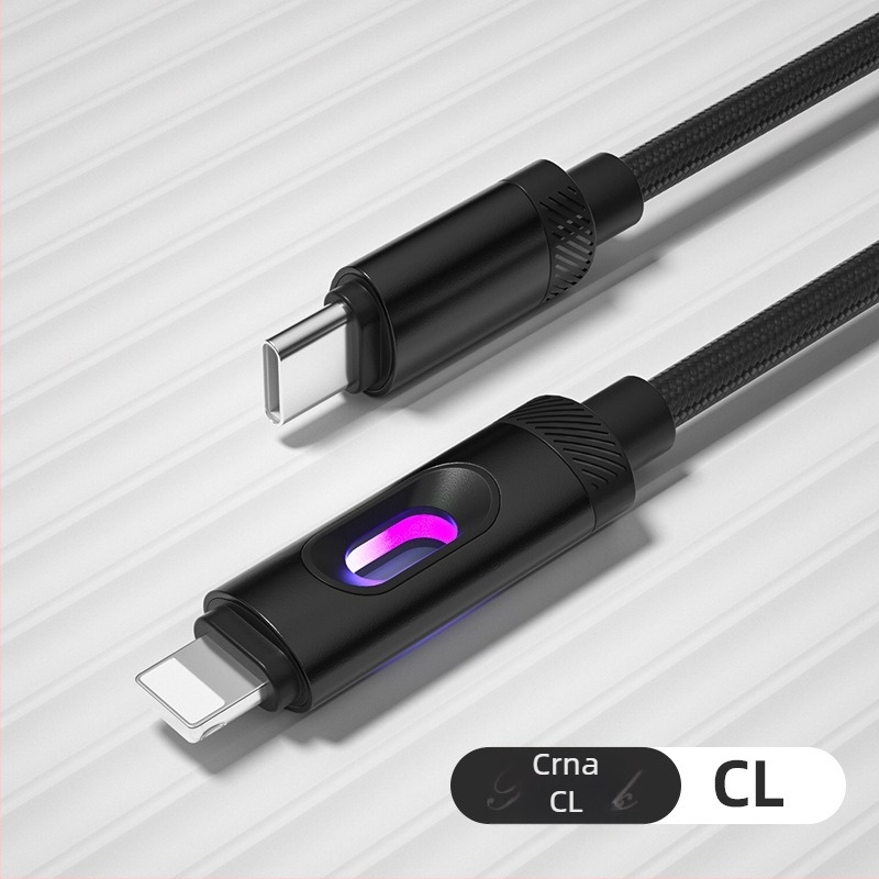 Dk USB-C i Micro-USB kabel za brzo punjenje, silikonski, duljina 1–2 m, crna
